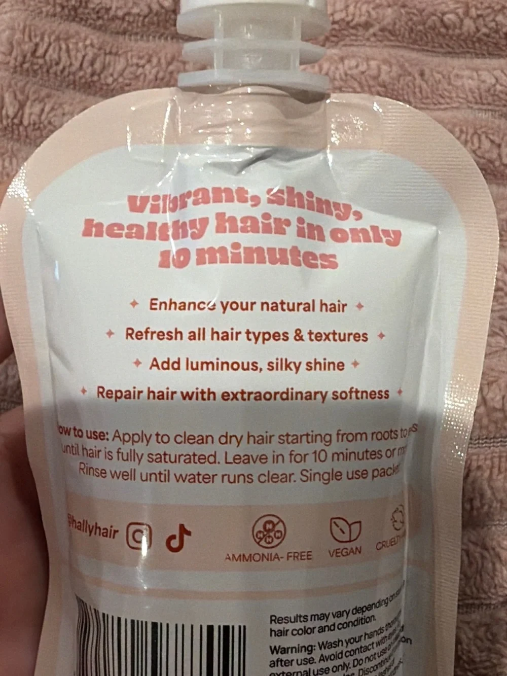 Ulta Beauty Girl Glaze Colorless Clear Hair - White and Light Pink Pack